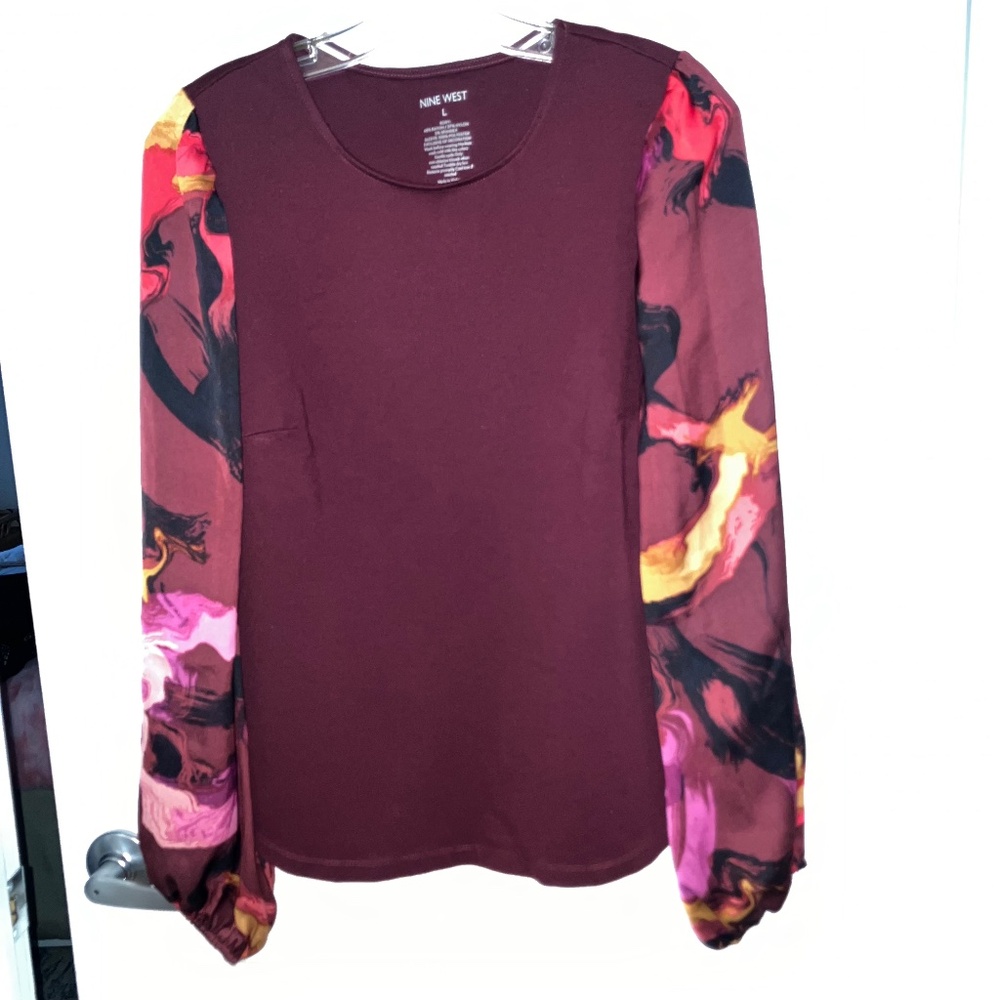 Women's Nine West Long-Sleeve Blouse